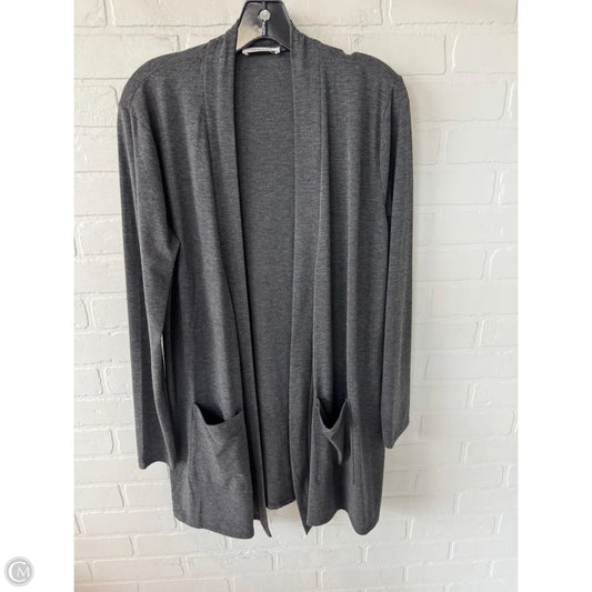Cardigan By Zenana Outfitters In Grey, Size: Xl