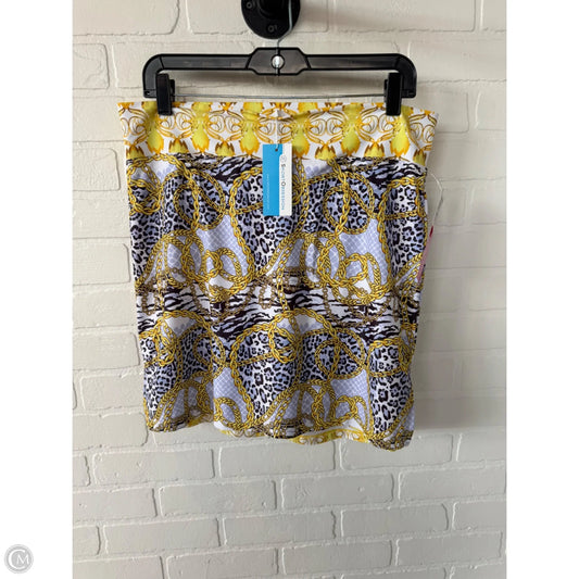 Athletic Skort By Clothes Mentor In Purple & Yellow, Size: 16