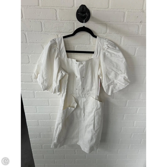 Dress Casual Midi By Venus In White, Size: L