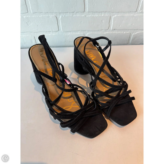 Sandals Heels Block By Sam Edelman In Black, Size: 9