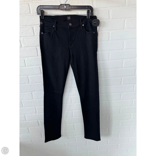 Jeans Skinny By Citizens Of Humanity In Black Denim, Size: 10