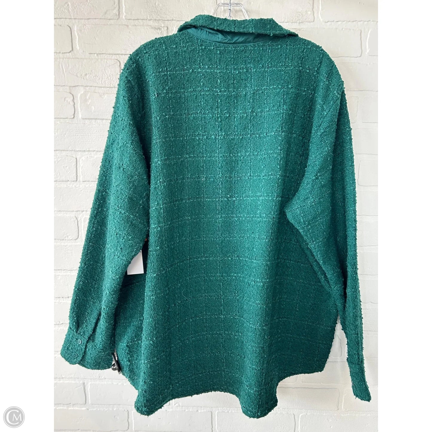 Jacket Shirt By Abercrombie And Fitch In Green, Size: Xxl