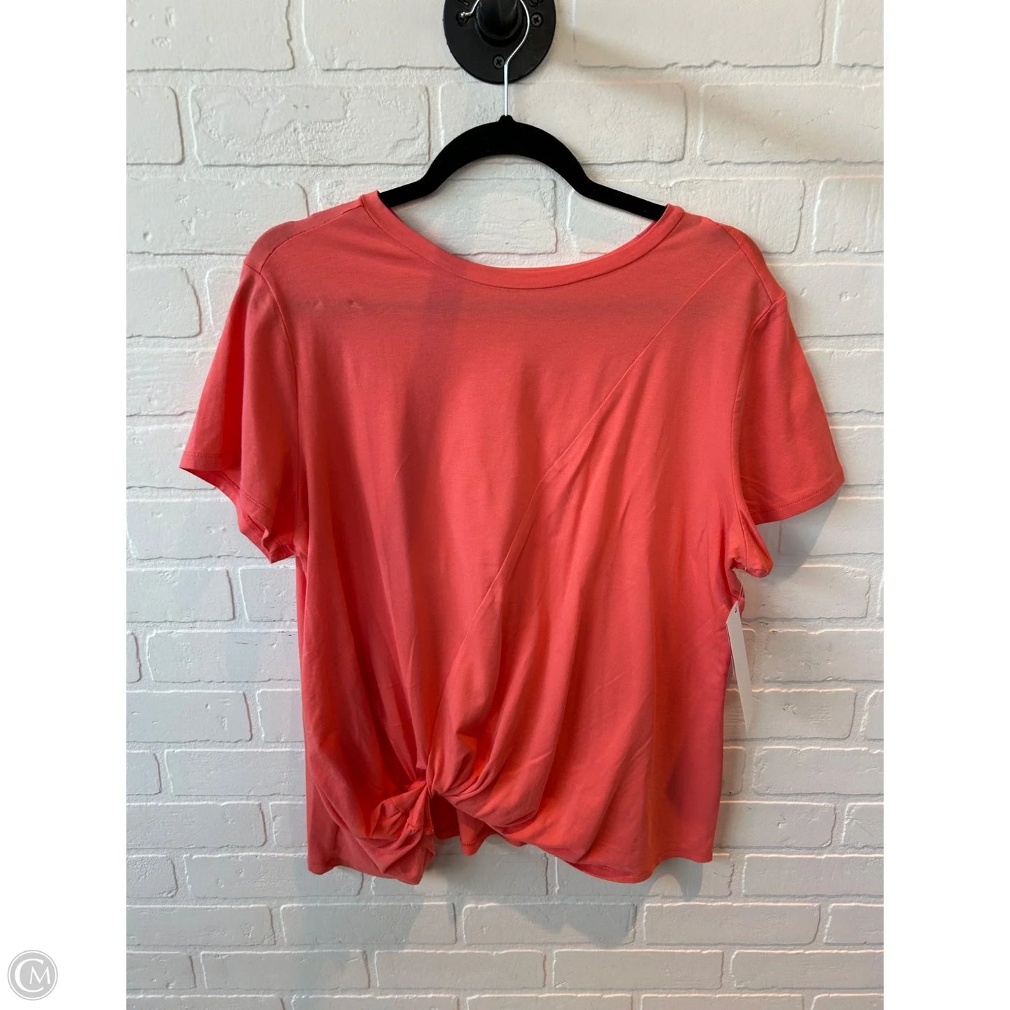Top Short Sleeve By St Johns Bay In Orange, Size: Xxl