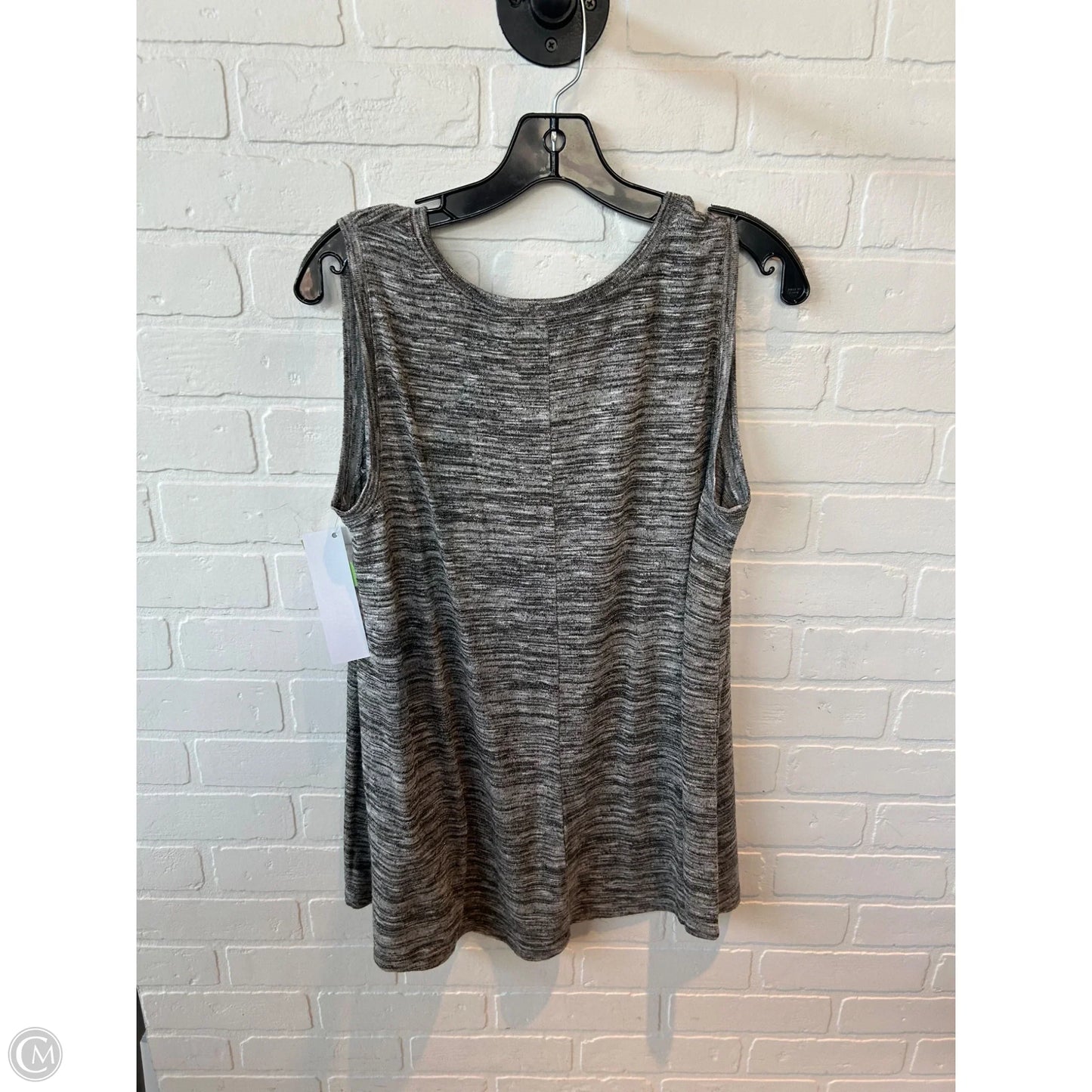 Top Sleeveless By Lane Bryant In Grey, Size: L