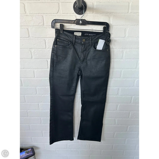 Jeans Boot Cut By Pilcro In Black Denim, Size: 4p