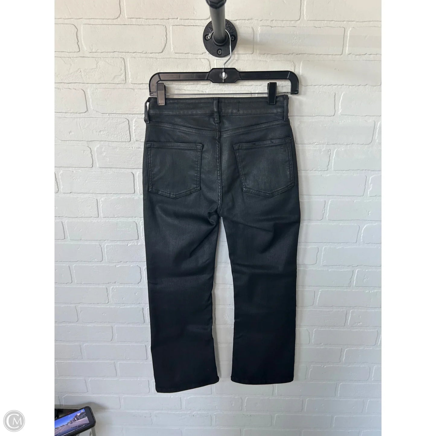 Jeans Boot Cut By Pilcro In Black Denim, Size: 4p