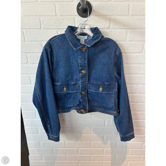 Jacket Denim By Rachel Zoe In Blue Denim, Size: L