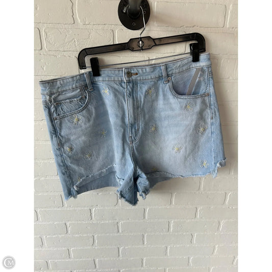 Shorts By American Eagle In Blue Denim, Size: 18