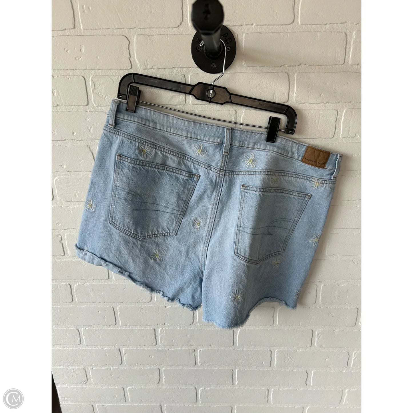 Shorts By American Eagle In Blue Denim, Size: 18