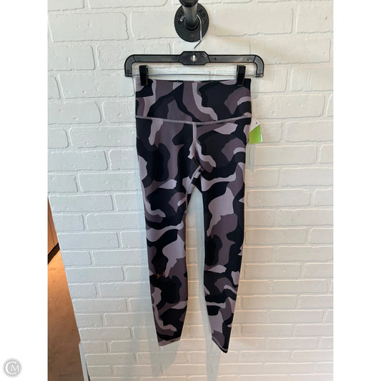 Athletic Leggings By Under Armour In Black & Grey, Size: 0