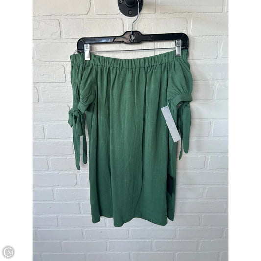 Tunic Short Sleeve By Lulus In Green, Size: Xs