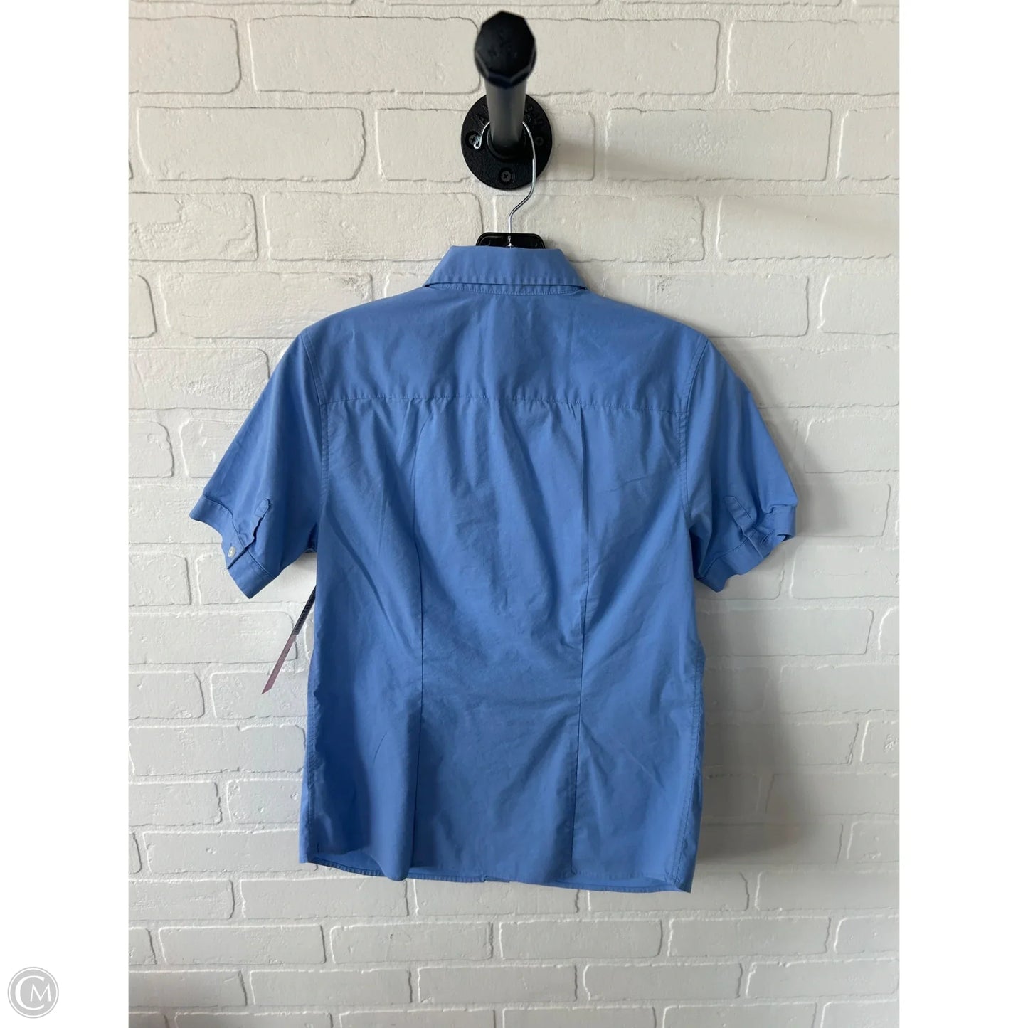 Top Short Sleeve By Lands End In Blue, Size: Xs