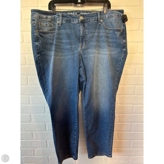 Jeans Skinny By Torrid In Blue Denim, Size: 22