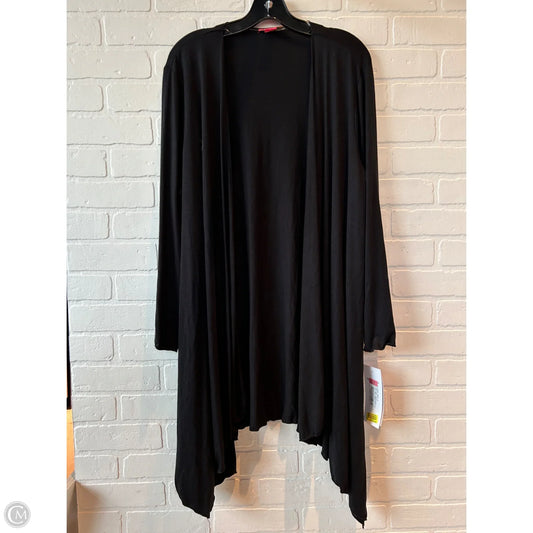 Cardigan By Sunny Leigh In Black, Size: 1x