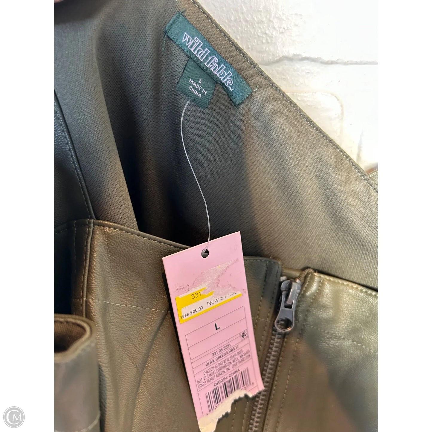 Dress Casual Short By Wild Fable In Green, Size: L