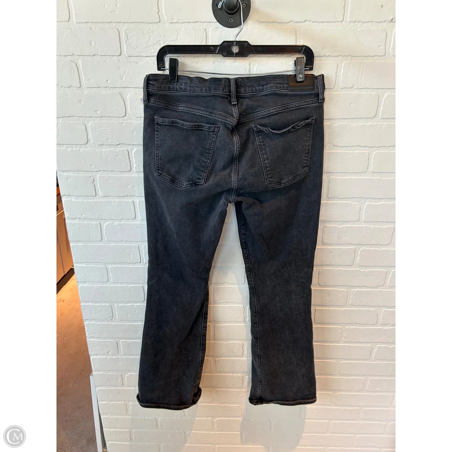 Jeans Straight By Citizens Of Humanity In Black Denim, Size: 12