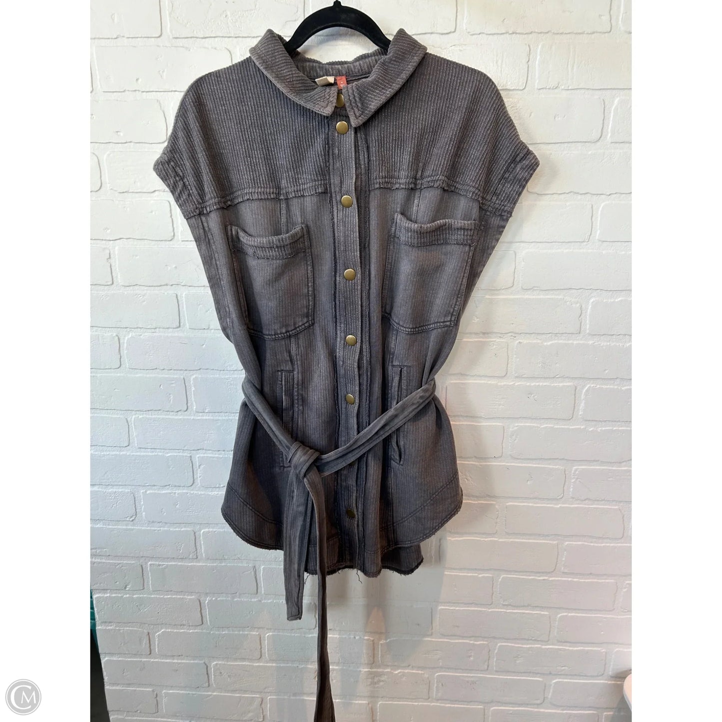 Vest Other By Pilcro In Grey, Size: M
