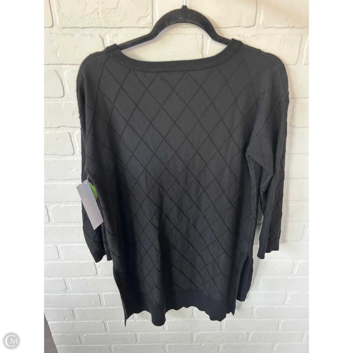 Sweater By Cable And Gauge In Black, Size: M