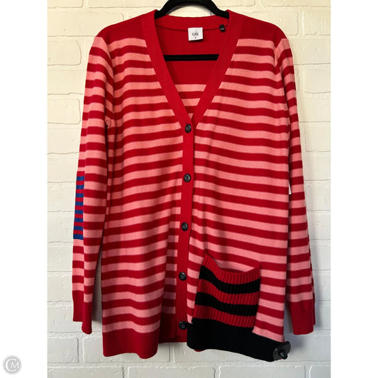 Sweater By Cabi In Pink & Red, Size: M