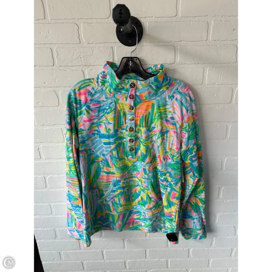 Sweatshirt Designer By Lilly Pulitzer In Blue & Pink, Size: L