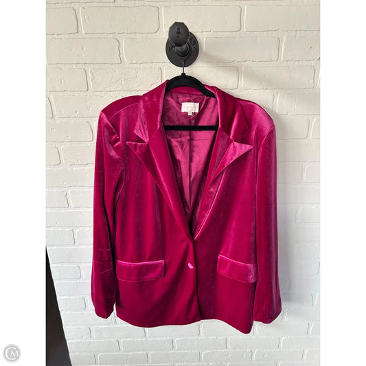 Blazer By Entro In Pink, Size: L