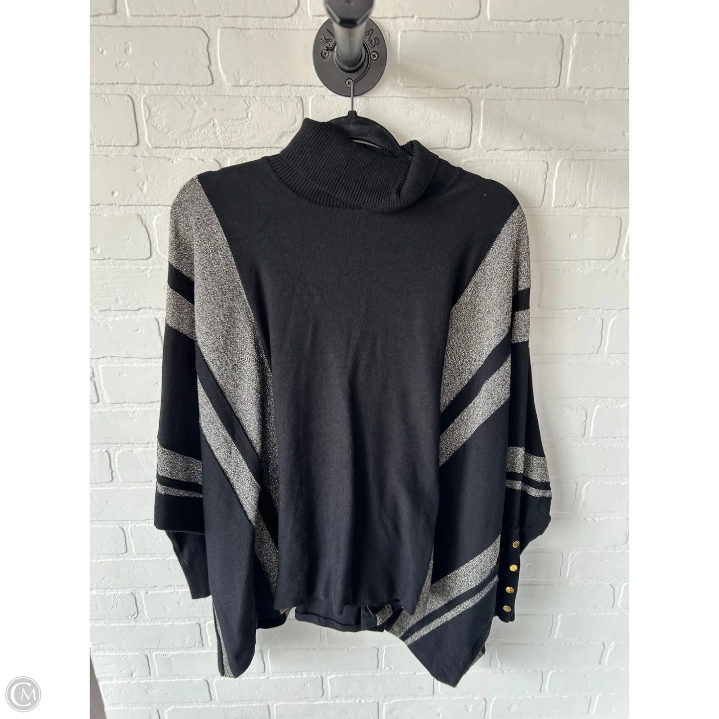 Sweater By Alfani In Black & Gold, Size: Xl