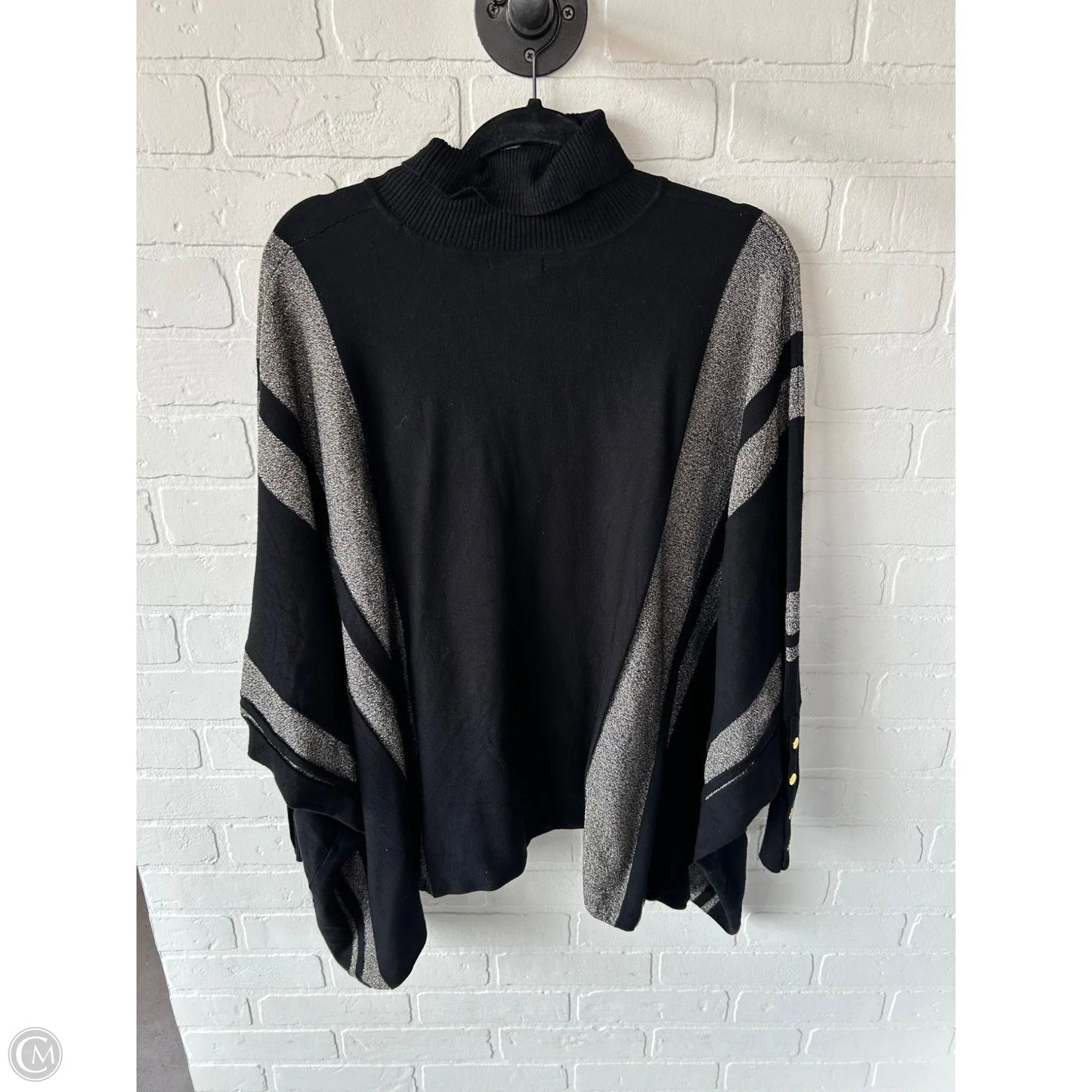 Sweater By Alfani In Black & Gold, Size: Xl
