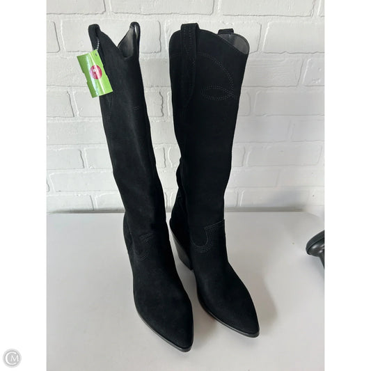 Boots Western By Nine West In Black, Size: 8.5