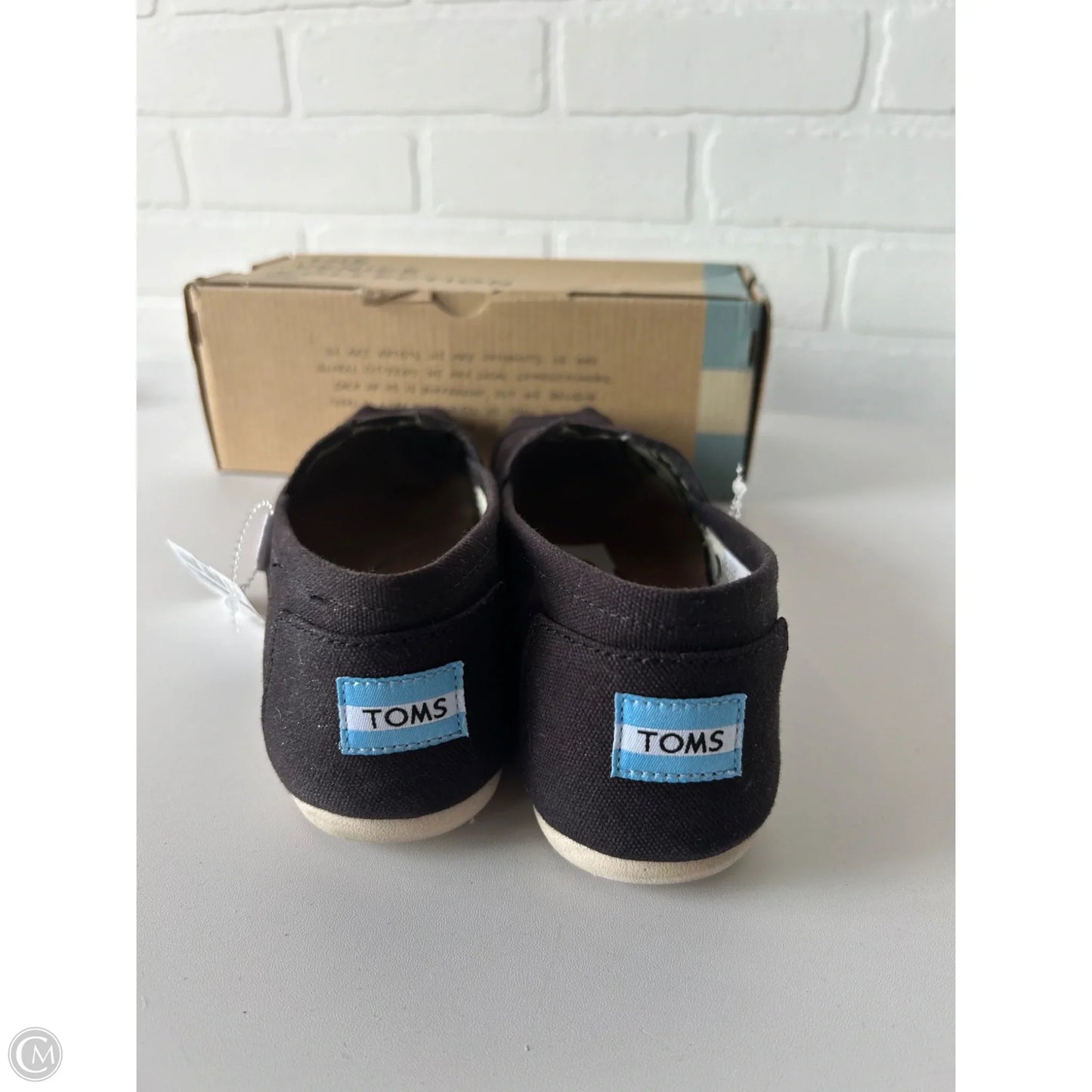 Shoes Flats By Toms In Black, Size: 8.5
