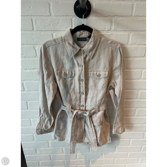 Jacket Other By Relativity In Tan, Size: S