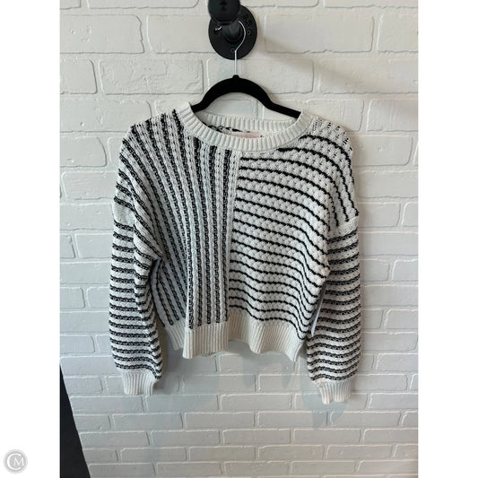 Sweater By Francesca's In Black & White, Size: S
