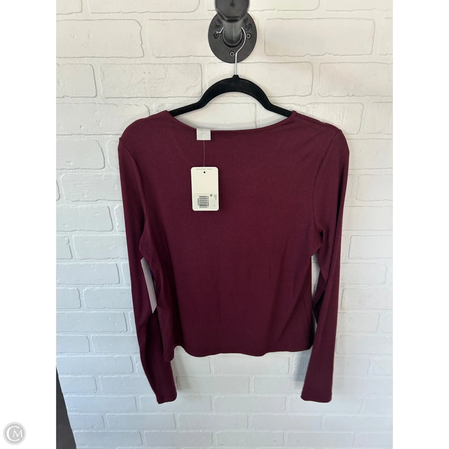 Top Long Sleeve Basic By Levis In Red, Size: L