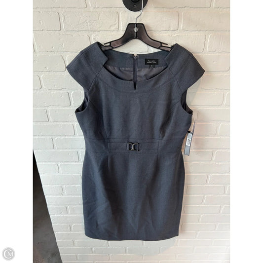 Dress Work By Tahari By Arthur Levine In Grey, Size: L