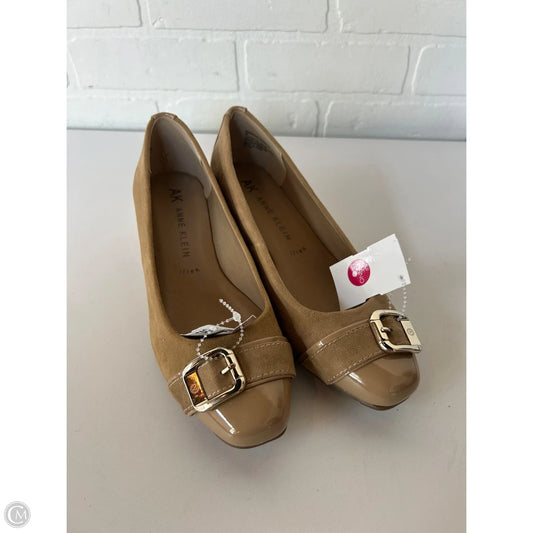 Shoes Heels Block By Anne Klein In Tan, Size: 8