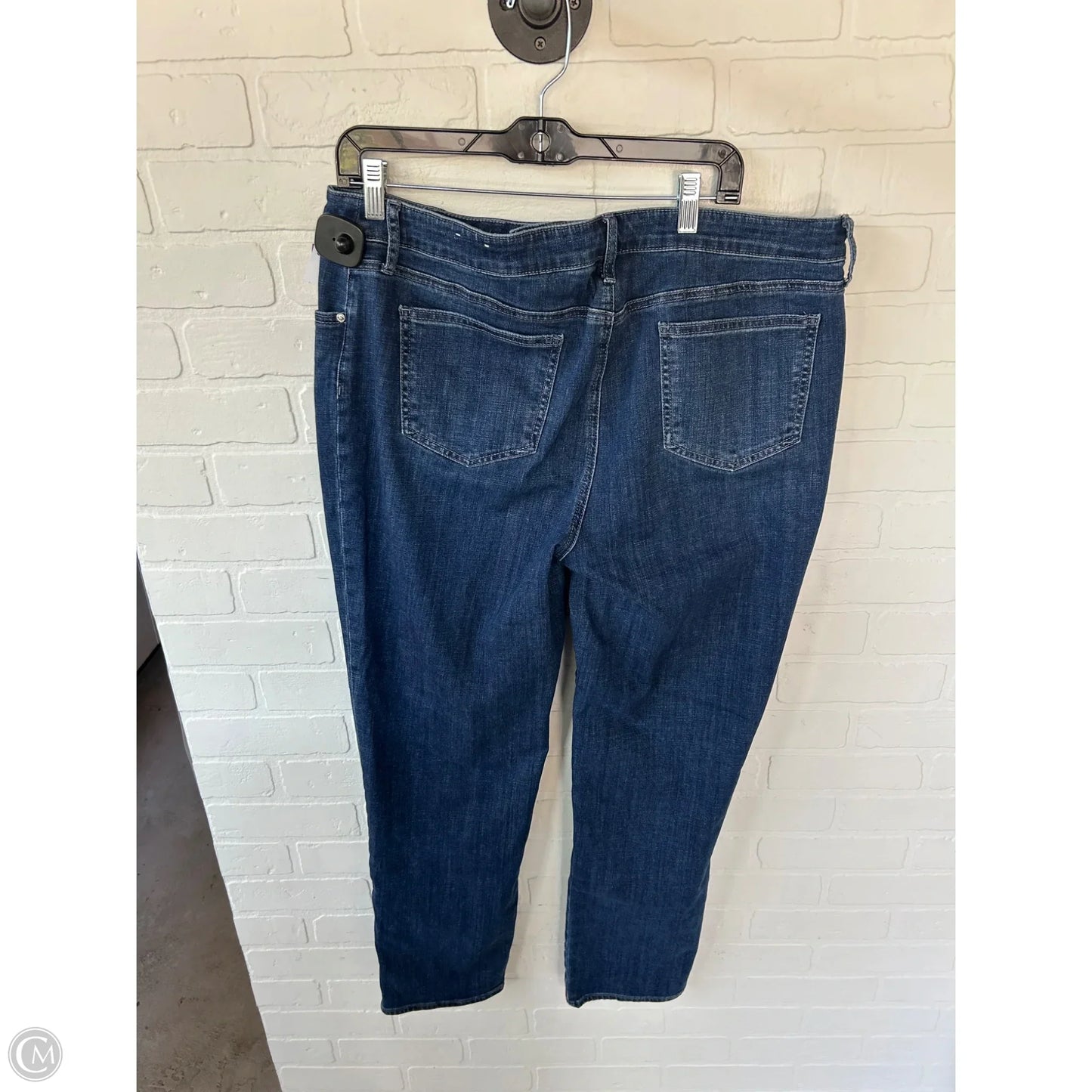 Jeans Boyfriend By Chicos In Blue Denim, Size: 16l