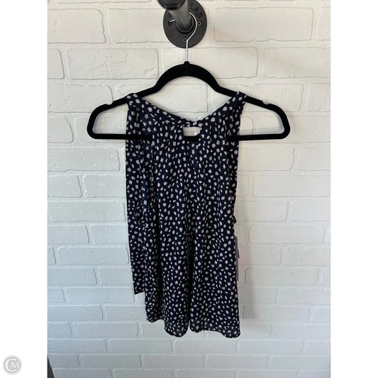 Top Sleeveless By Pleione In Blue, Size: Xs