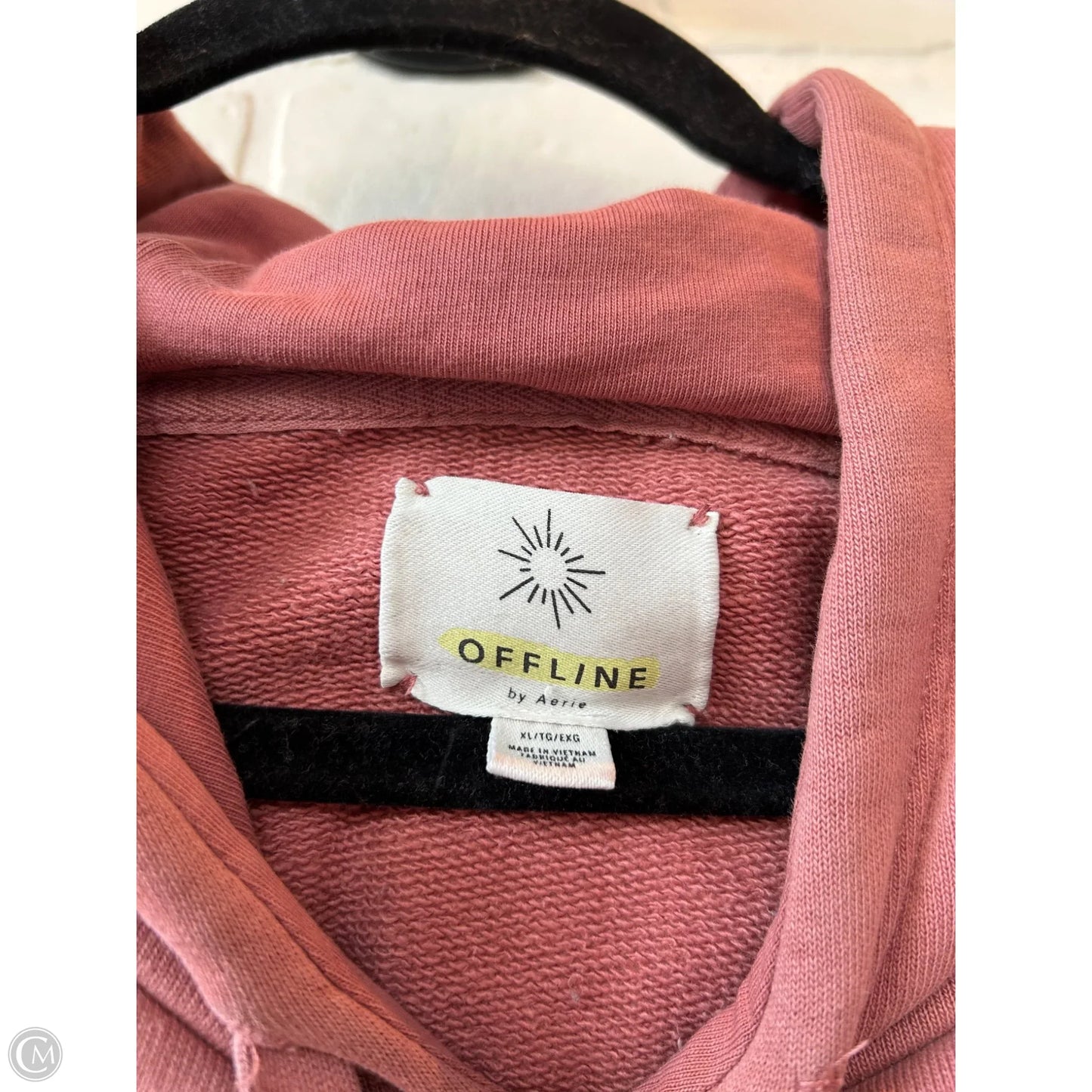 Sweatshirt Hoodie By Aerie In Pink, Size: Xl