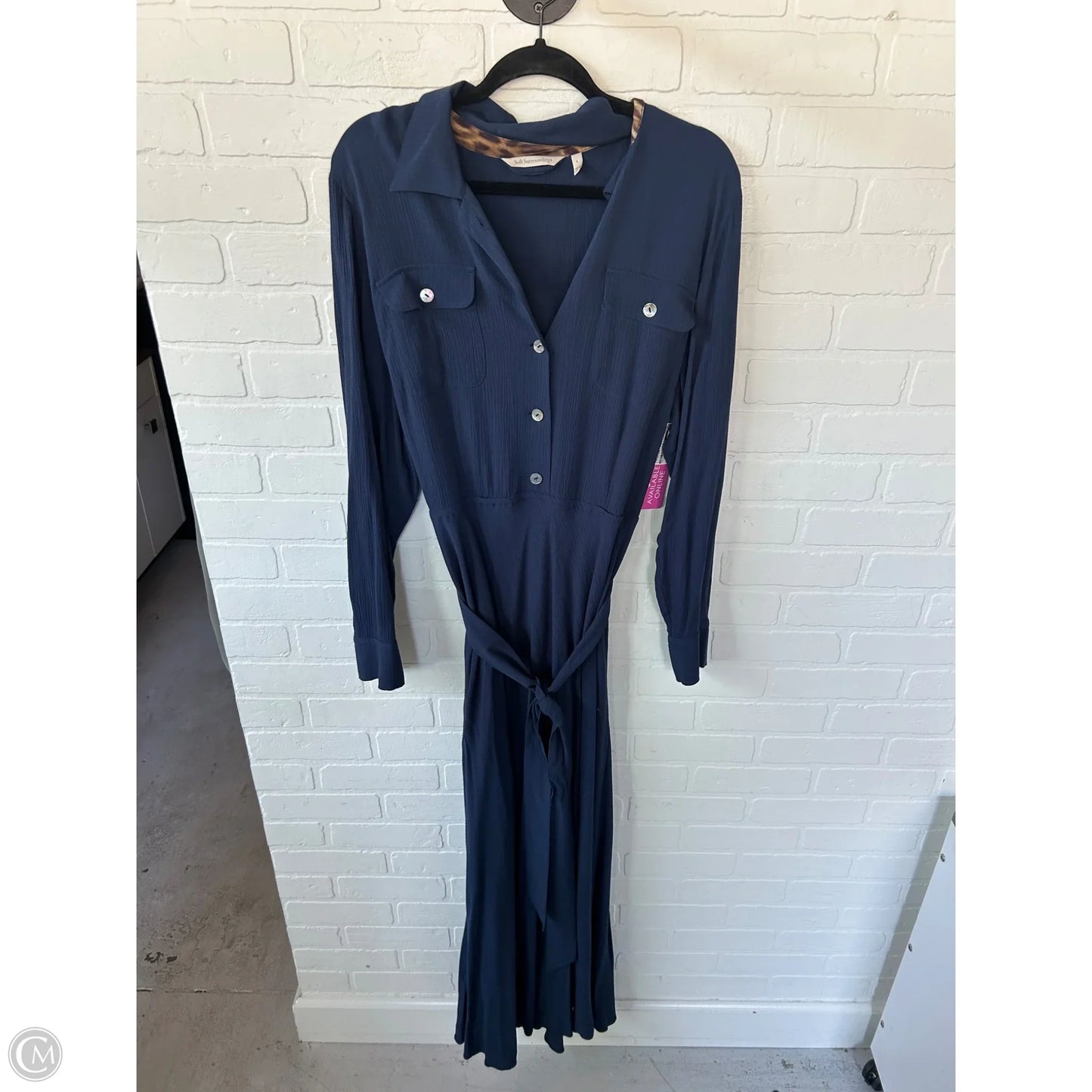 Dress Casual Maxi By Soft Surroundings In Blue, Size: L