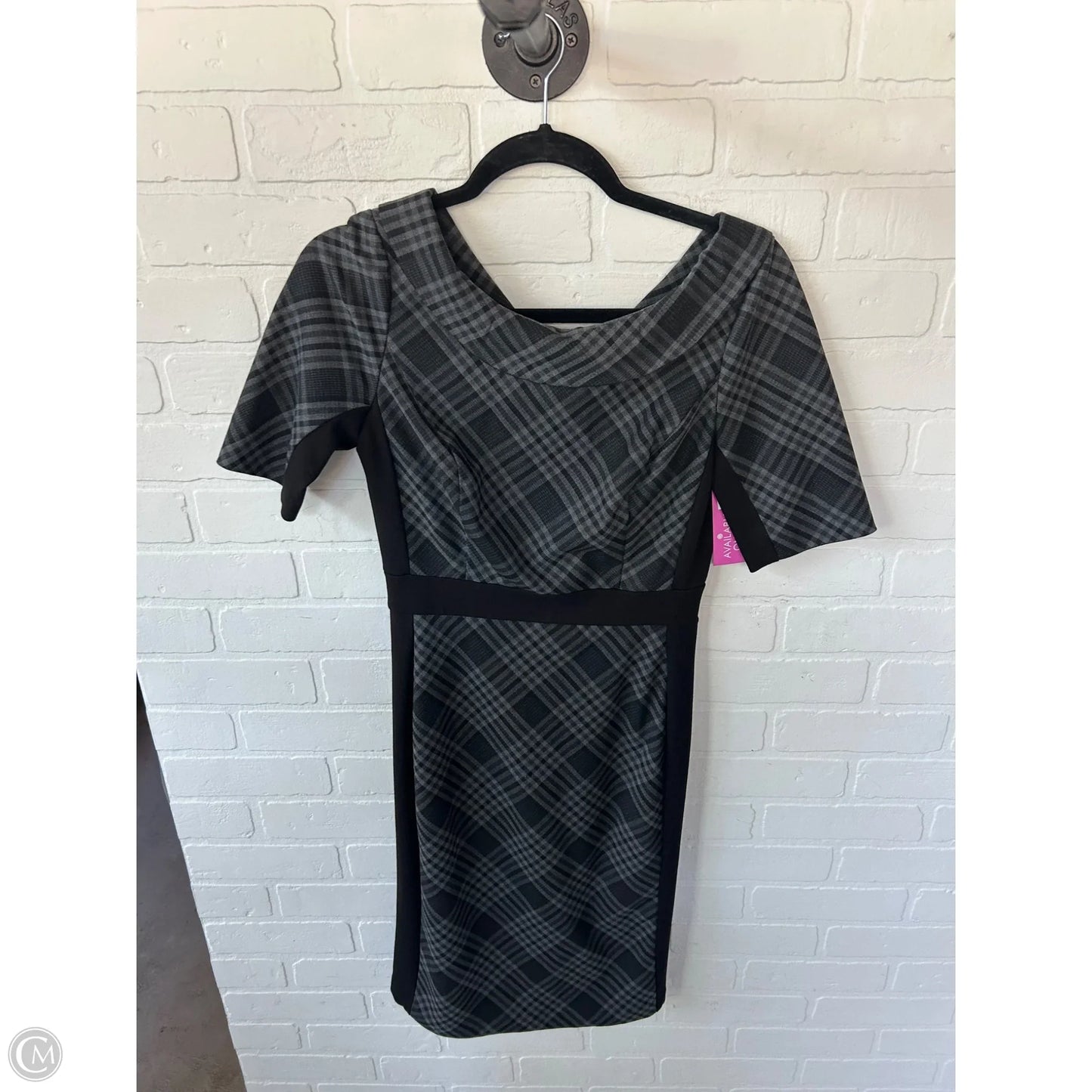 Dress Work By White House Black Market In Black & Grey, Size: Xs
