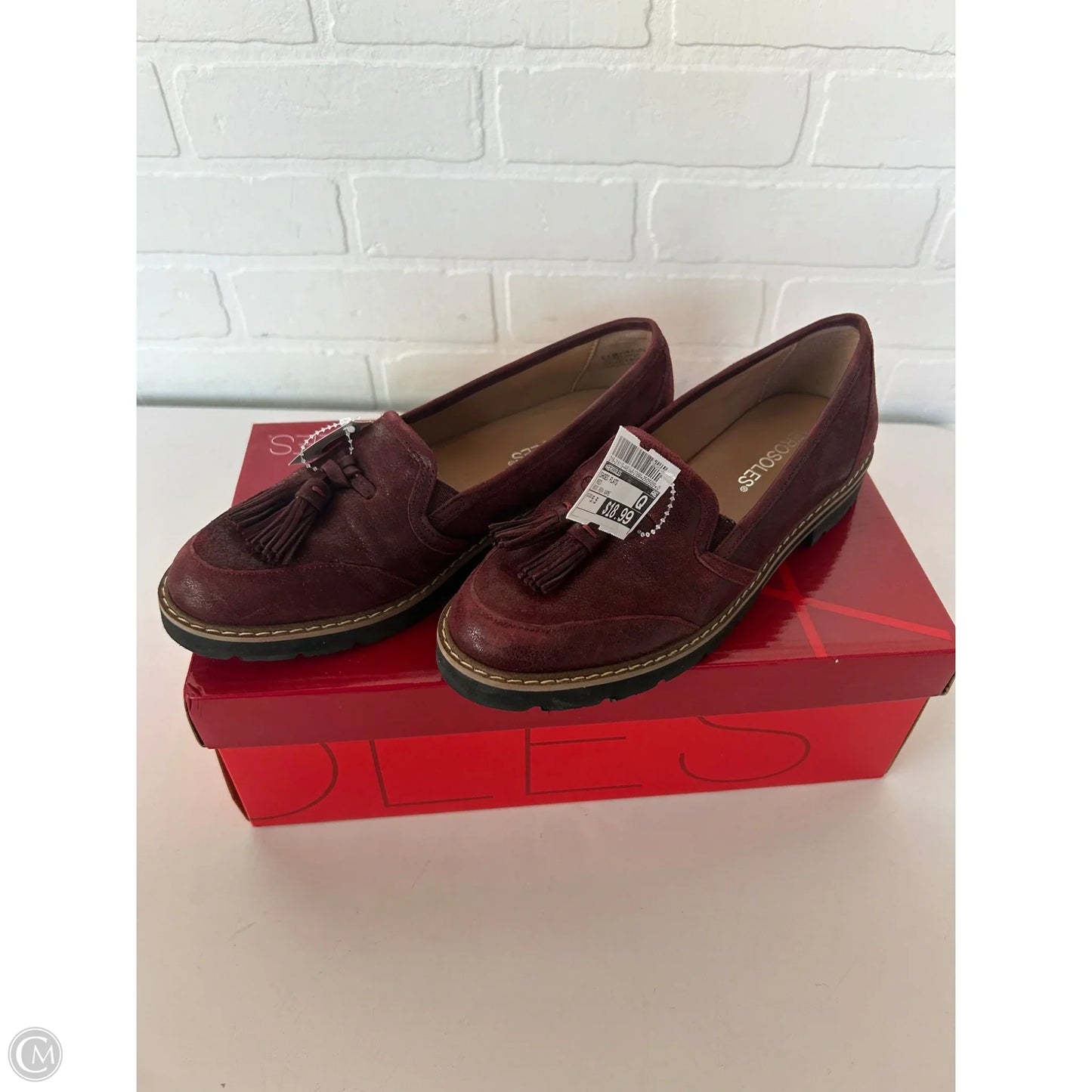 Shoes Flats By Aerosoles In Red, Size: 5.5