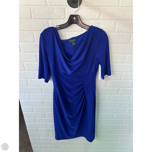 Dress Party Short By Lauren By Ralph Lauren In Blue, Size: S