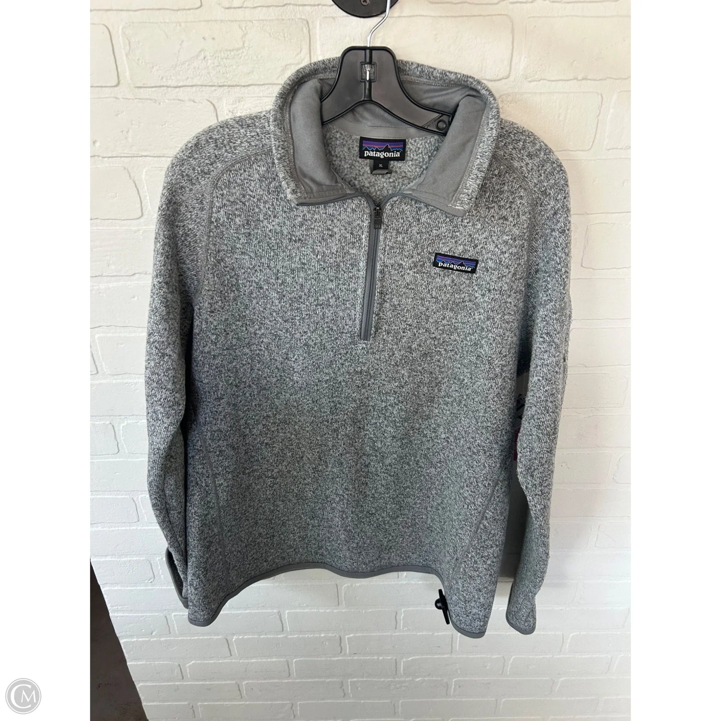 Jacket Fleece By Patagonia In Grey, Size: Xl
