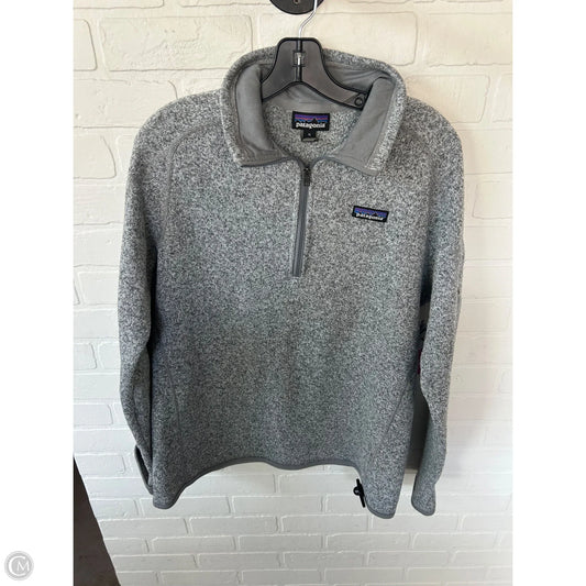 Jacket Fleece By Patagonia In Grey, Size: Xl