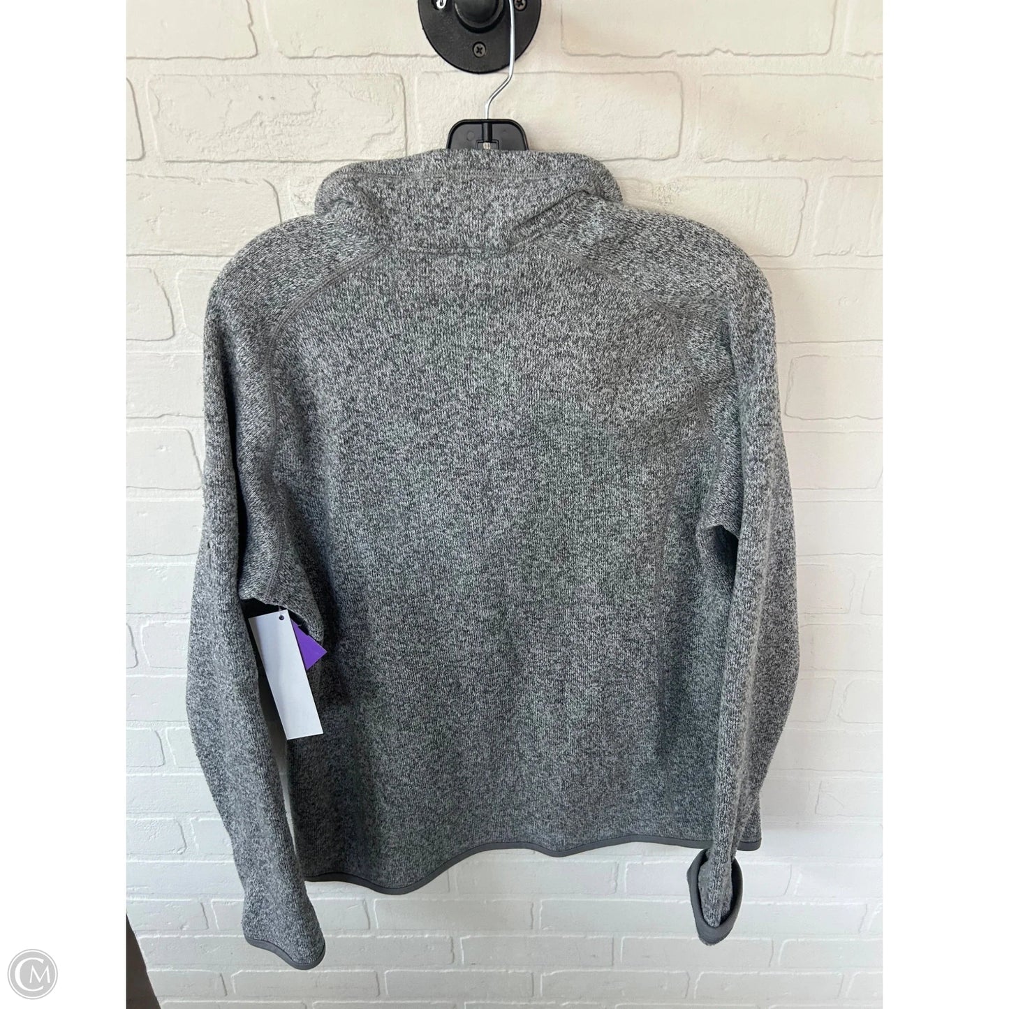 Jacket Fleece By Patagonia In Grey, Size: Xl