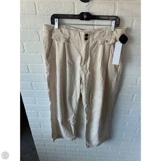 Pants Wide Leg By Pilcro In Cream, Size: 12