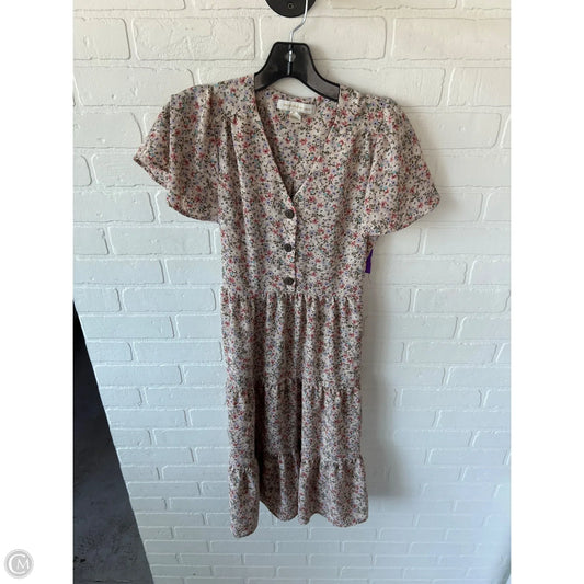 Dress Casual Midi By Monteau In Pink, Size: S