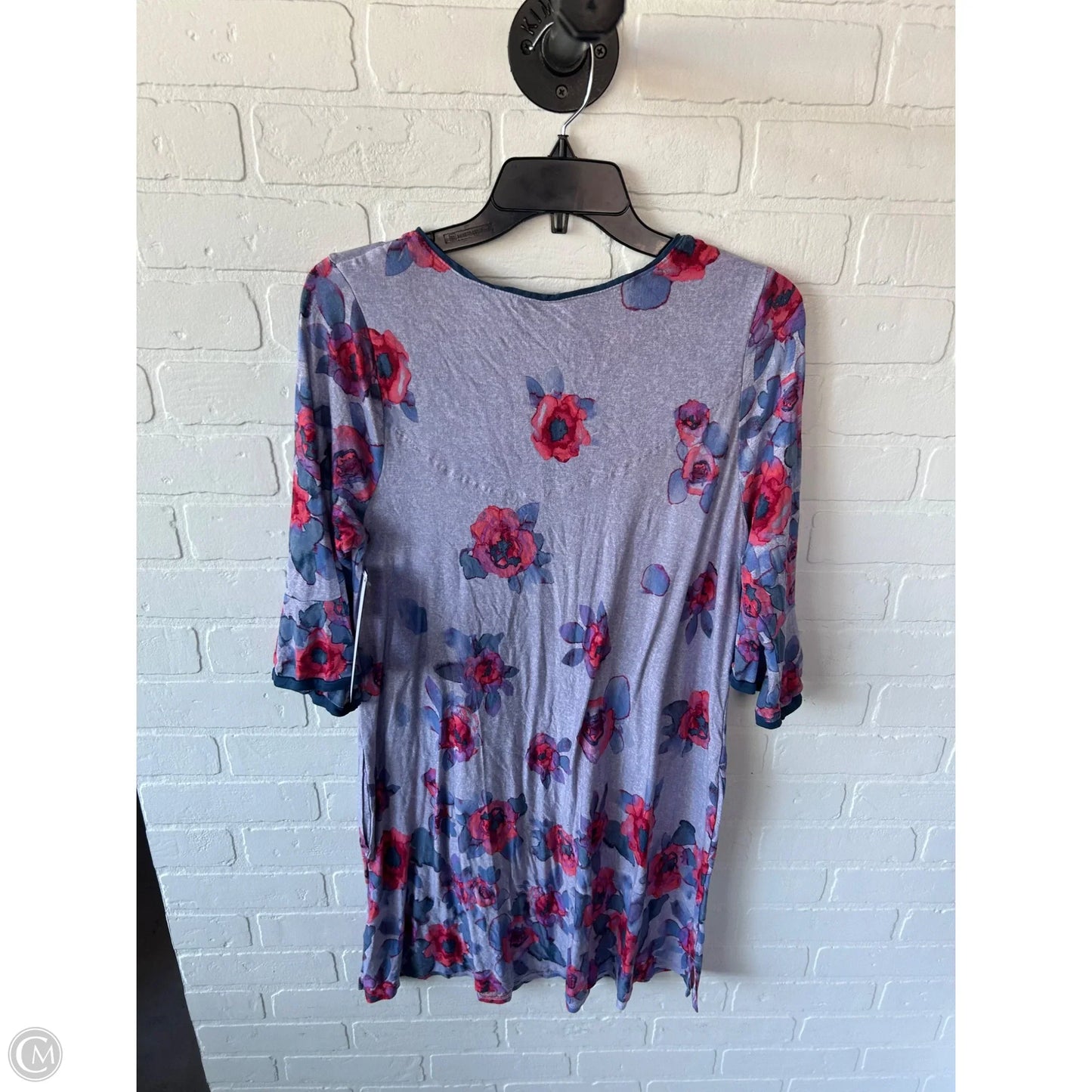 Dress Casual Short By Simply Vera In Purple & Red, Size: M