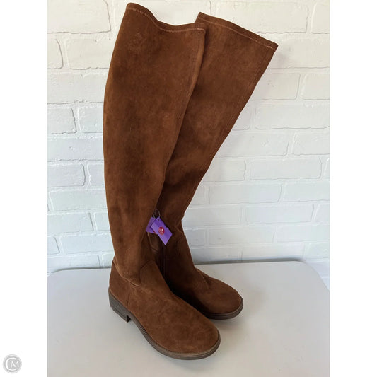 Boots Knee Flats By Life Stride In Brown, Size: 11