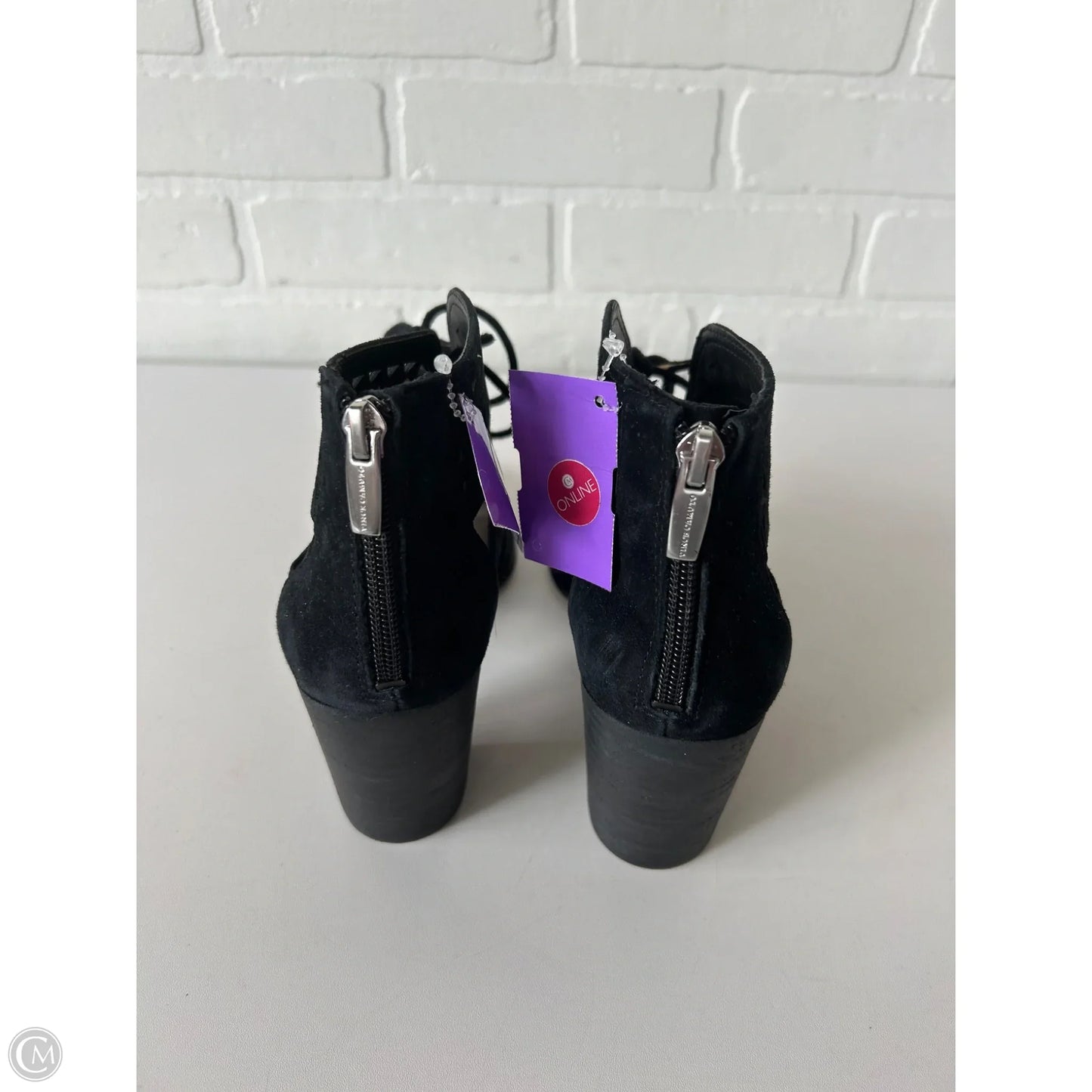 Sandals Heels Block By Vince Camuto In Black, Size: 7