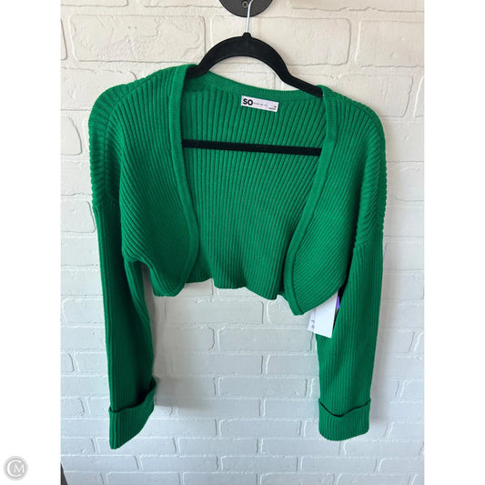 Sweater Cardigan By So In Green, Size: M
